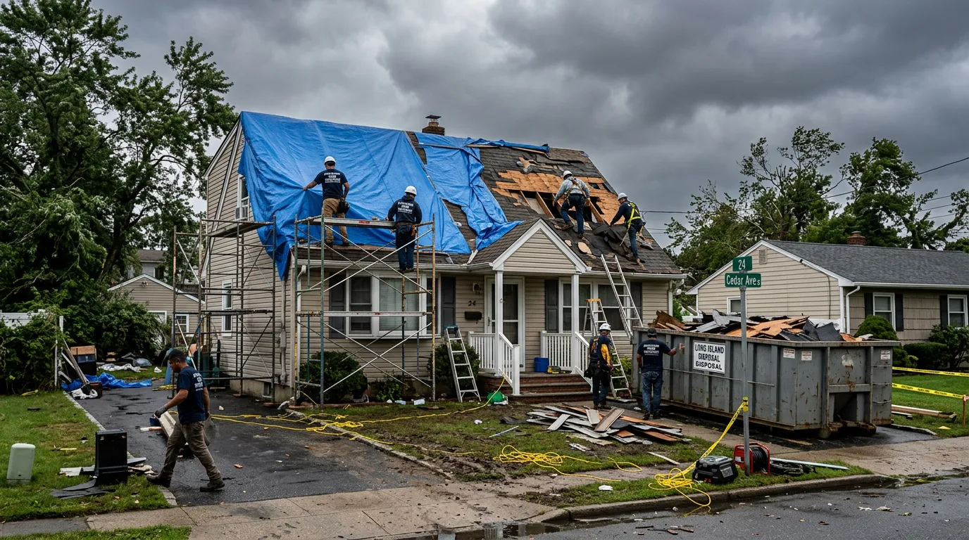 How to File an Insurance Claim for Roof Damage on Long Island
