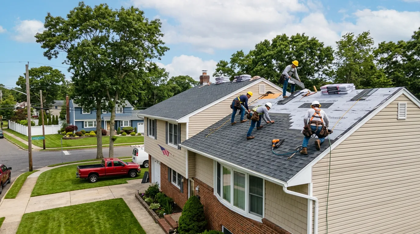 Emergency Roof Repair on Long Island: What to Do When Storm Damage Strikes