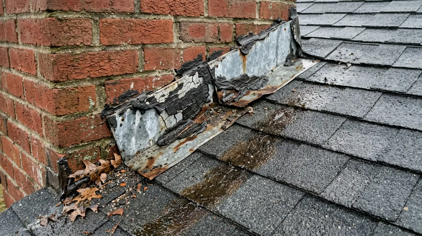 Roof leak repair on a Long Island home
