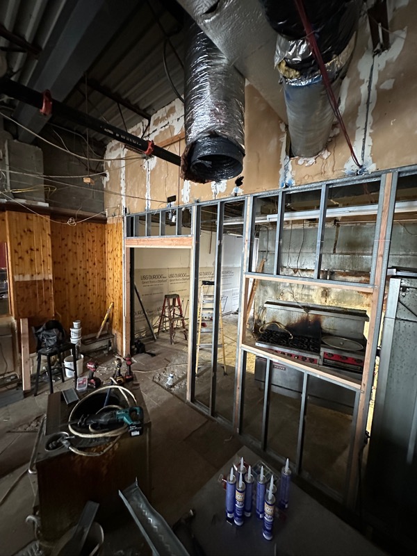 Commercial interior framing