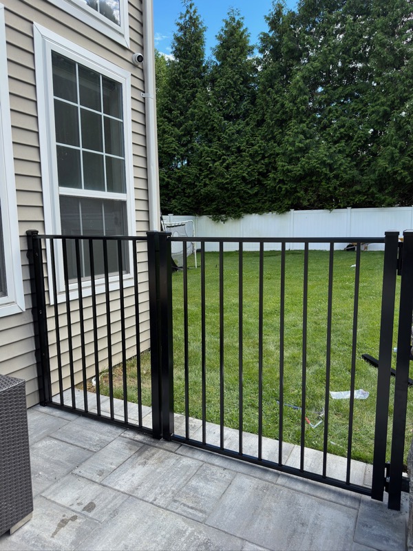 Pool gate and siding installation