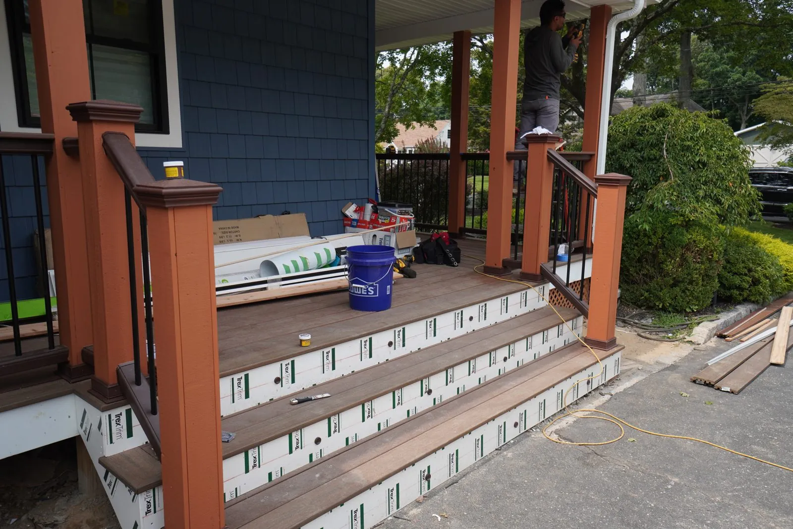 Porch and deck construction in Smithtown, NY by Alec's Construction